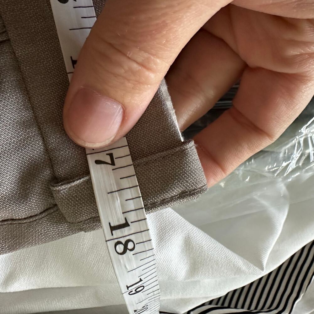 Men's Telex Tan Cuffed Dress Pants - 36x27 - Read! - Picture 4 of 6